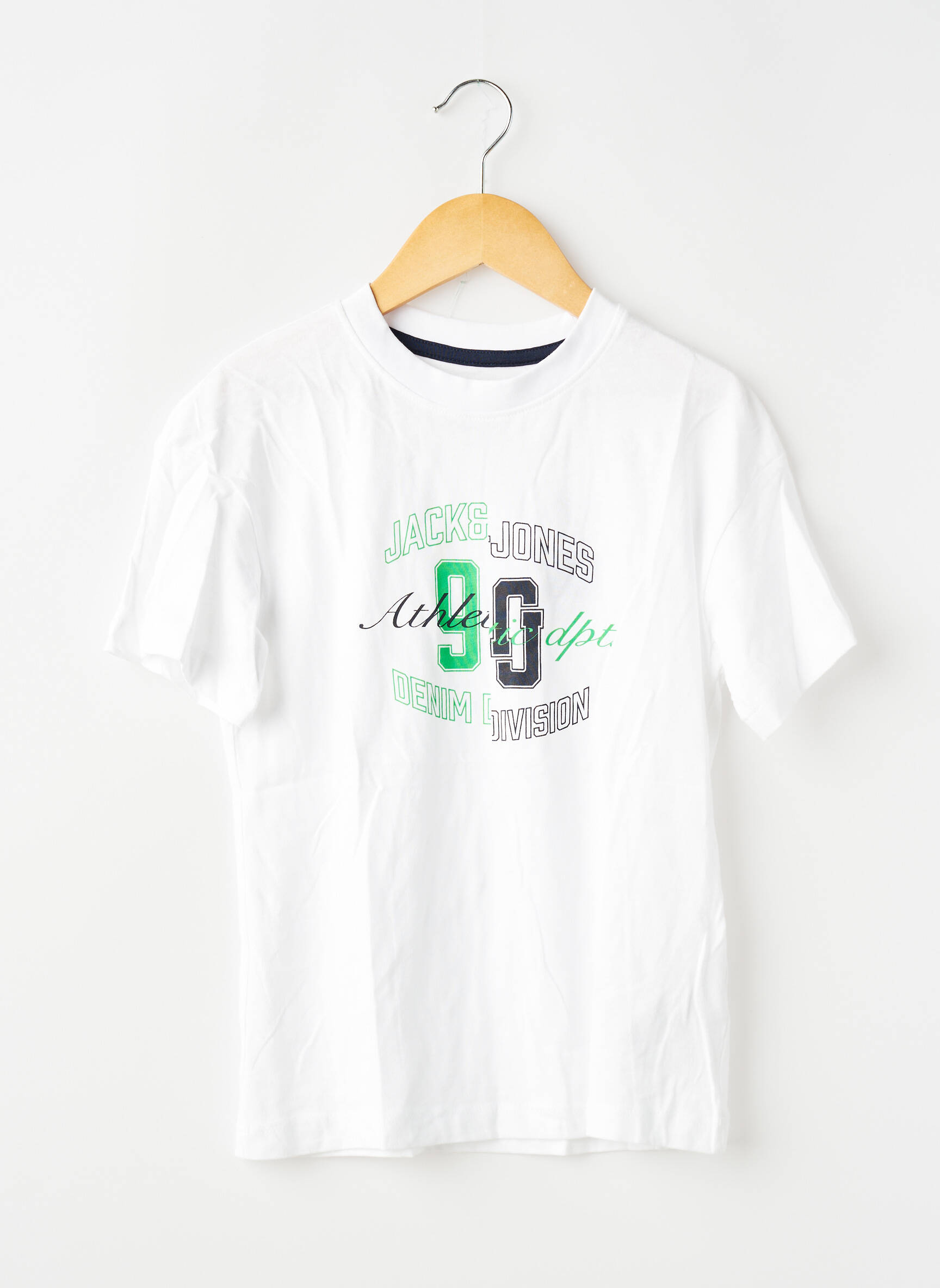 T-shirt stretch manches courtes blanc JACK & JONES garçon