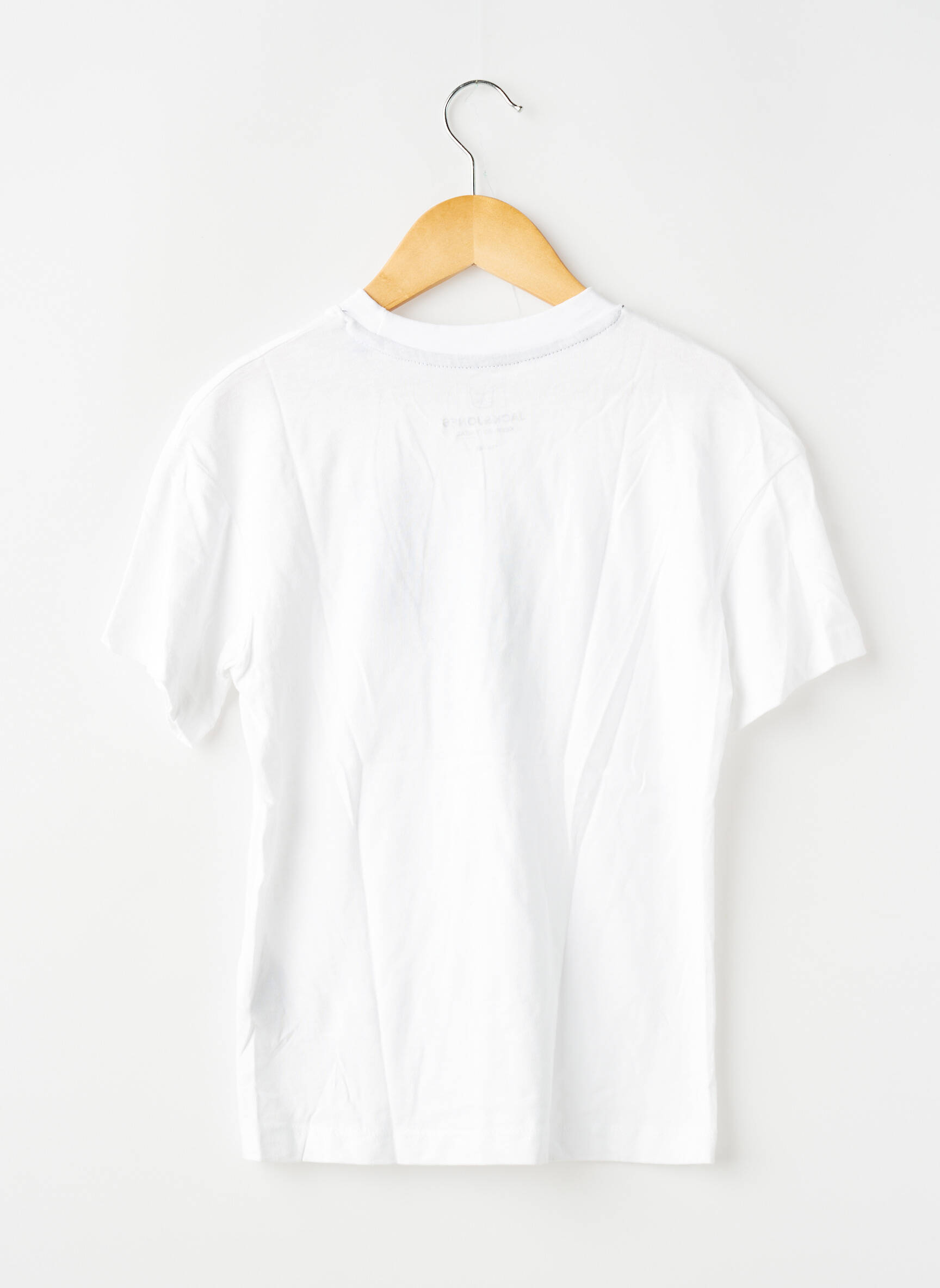 T-shirt stretch manches courtes blanc JACK & JONES garçon