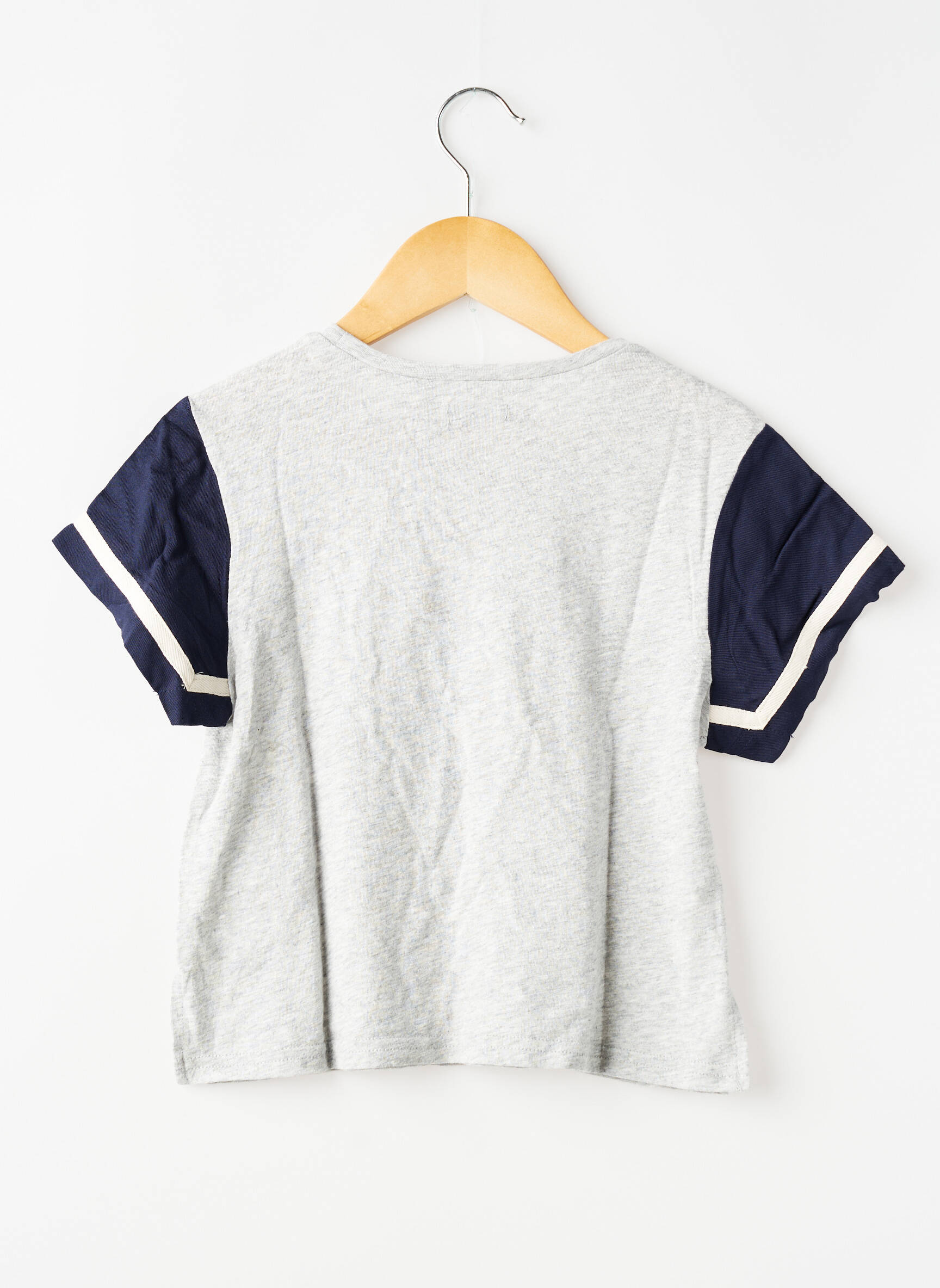 T-shirt stretch manches courtes gris IKKS garçon