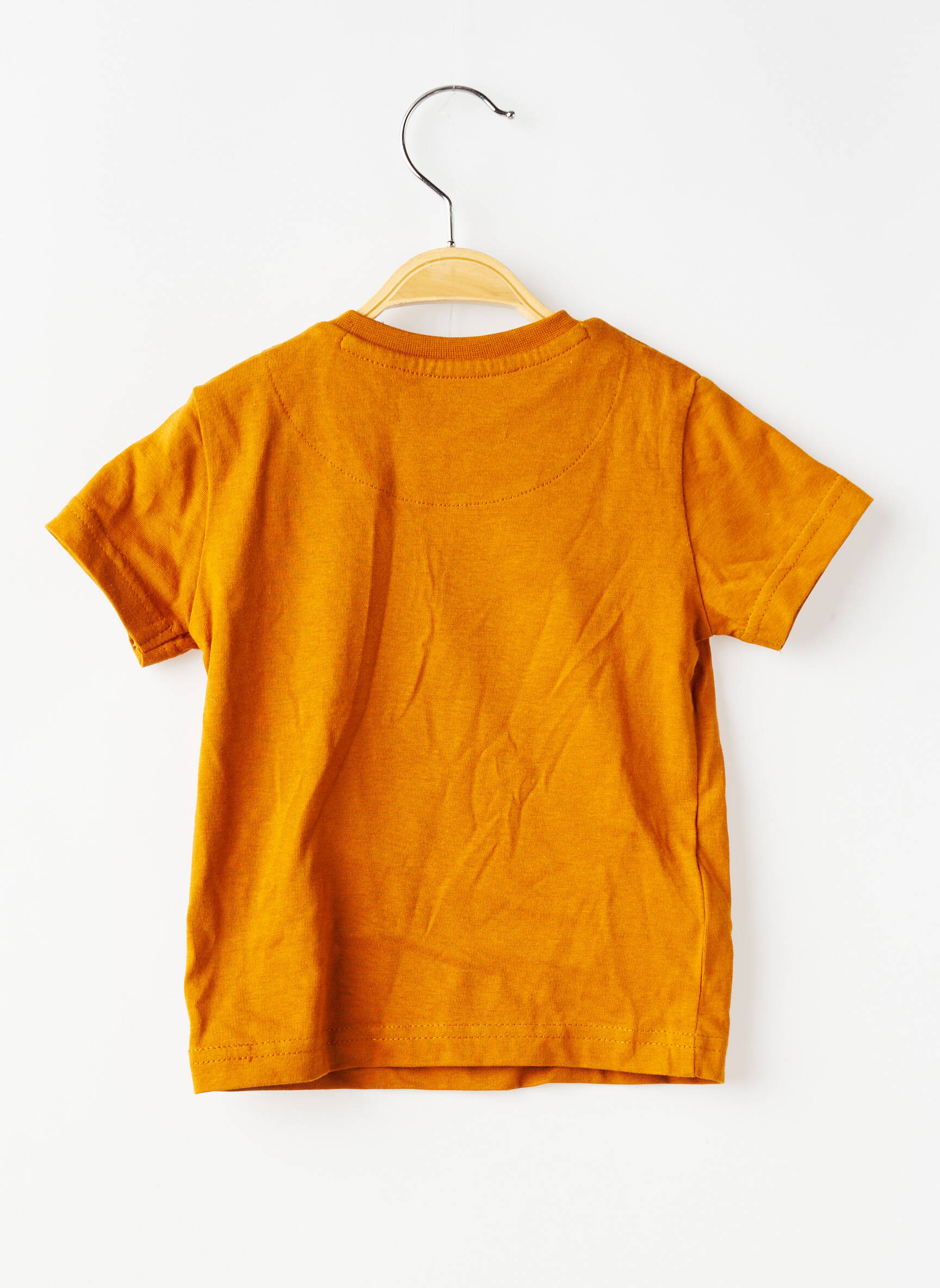 T-shirt stretch manches courtes jaune MAYORAL garçon