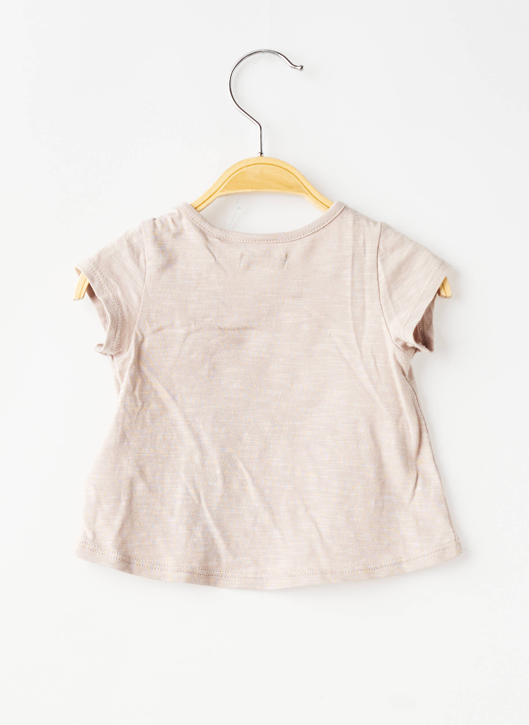 T-shirt stretch manches courtes marron IKKS fille