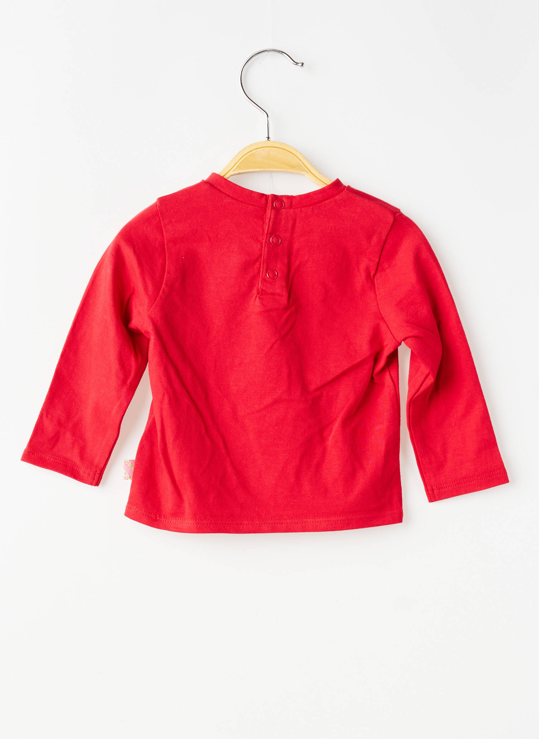 T-shirt stretch manches longues rouge BILLIEBLUSH fille