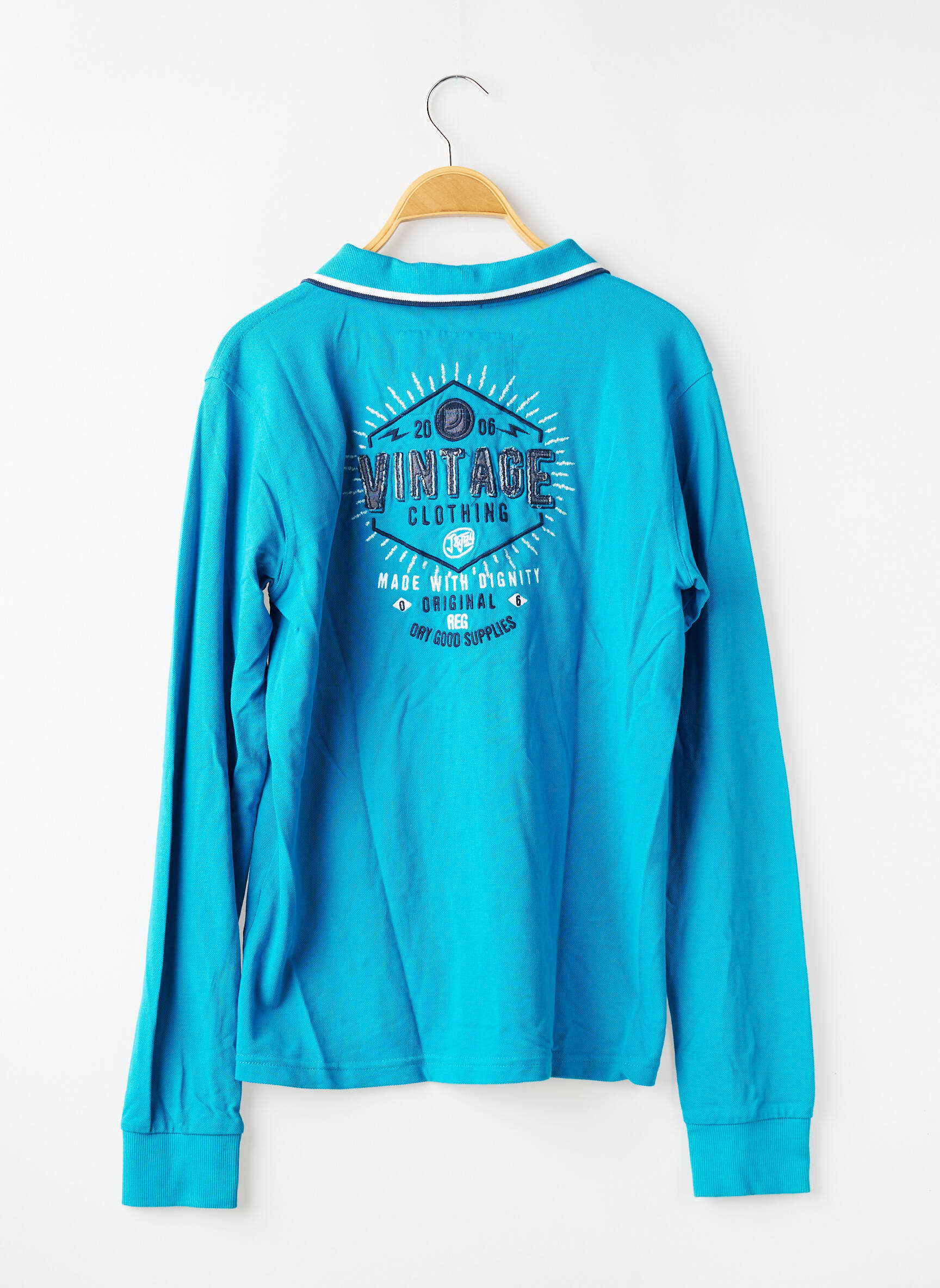 T-shirt manches longues manches longues bleu J&JOY garçon