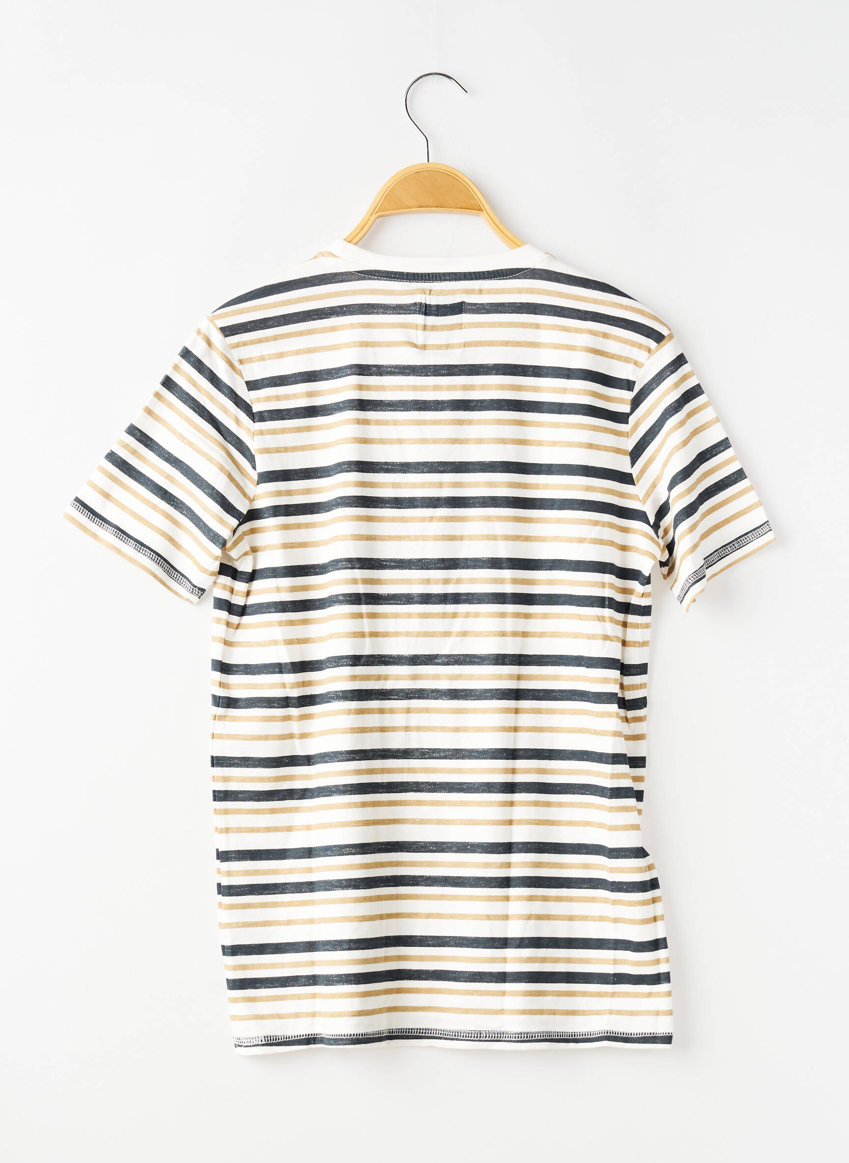 T-shirt stretch manches courtes beige GARCIA garçon
