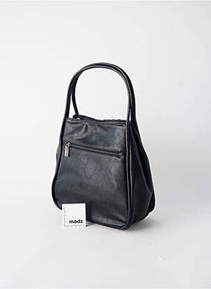 Sac doublure textile forme rectangulaire noir PATRICK BLANC femme