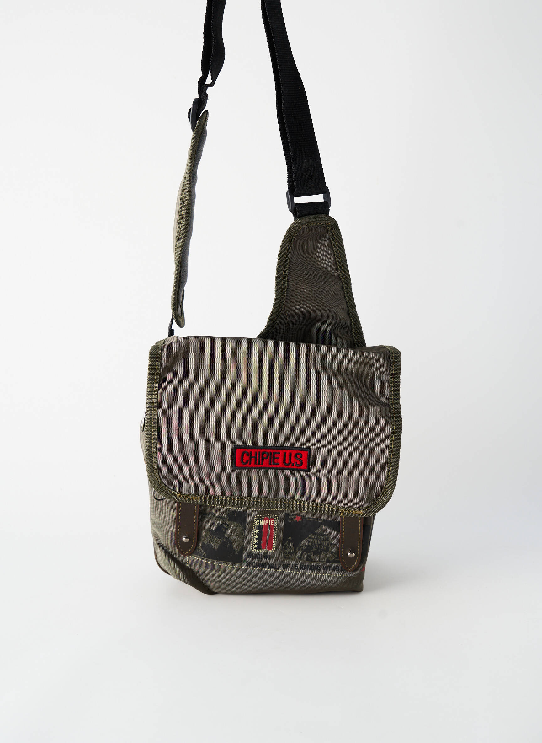 Sac coutures renforcées vert CHIPIE homme