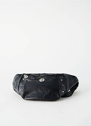 Sac doublure textile banane noir GP femme