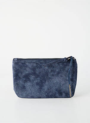 Trousse doublure textile bleu DDP femme