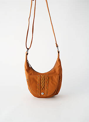 Sac doublure textile forme rectangulaire marron LES TROPEZIENNES PAR M.BELARBI femme