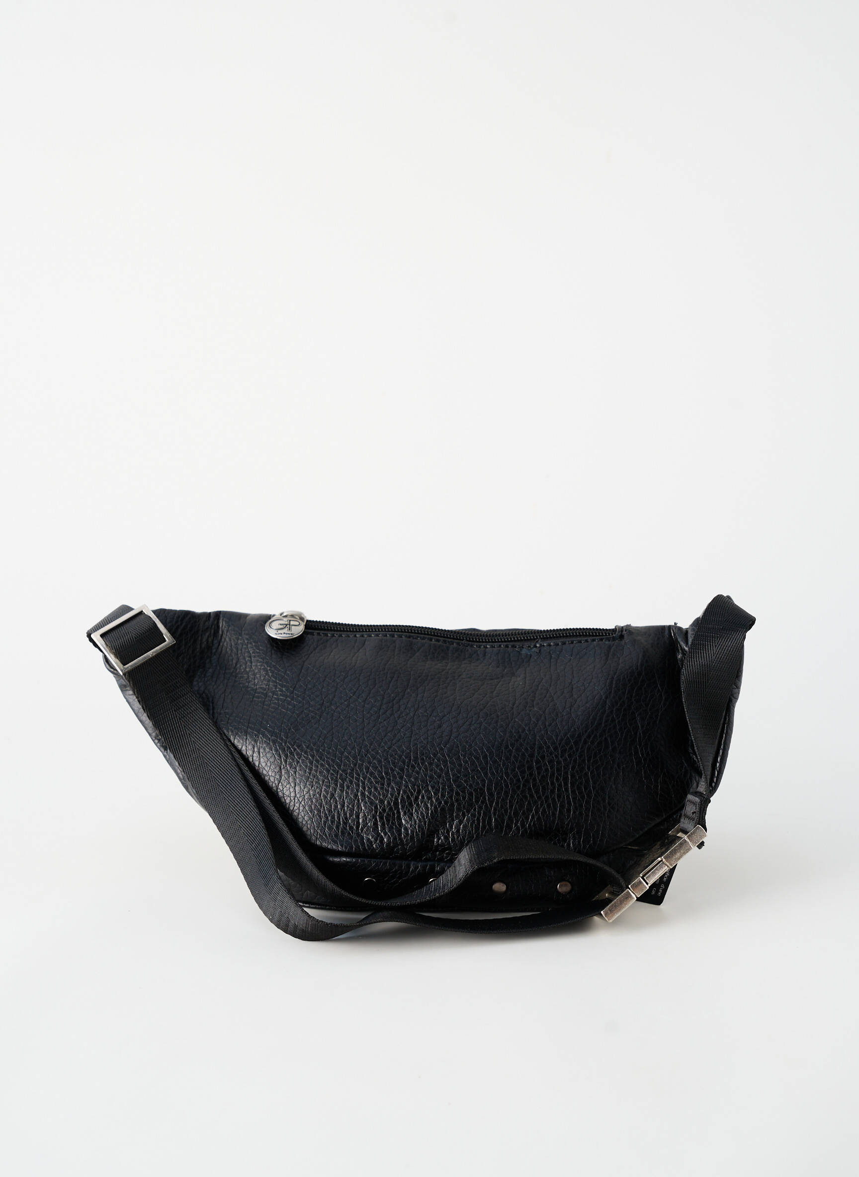Sac doublure textile banane noir GP femme