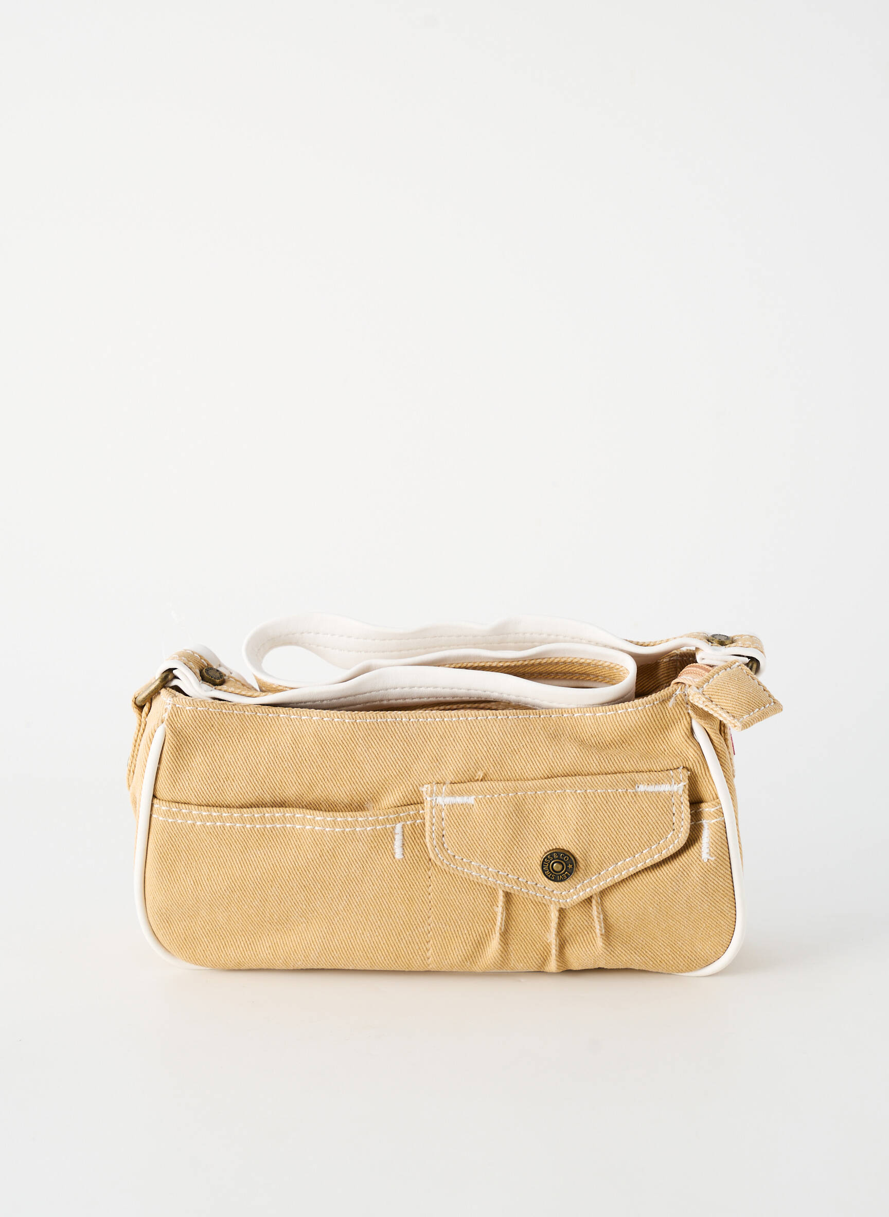 Sac multipoches forme rectangulaire beige LEVI'S femme