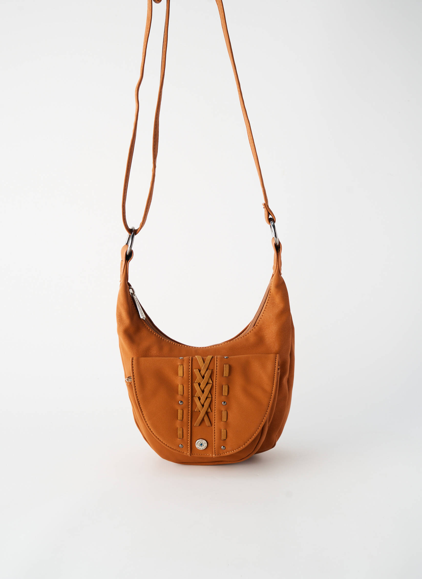Sac doublure textile forme rectangulaire marron LES TROPEZIENNES PAR M.BELARBI femme