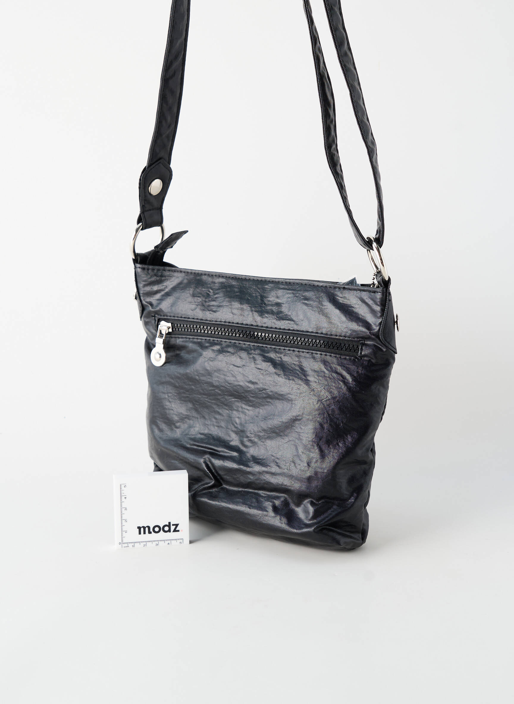 Sac doublure textile forme carré noir KAPORAL femme