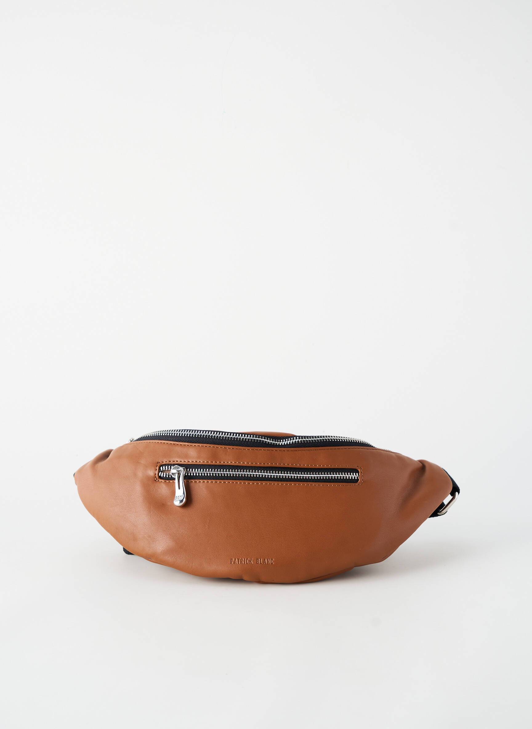 Sac doublure textile banane marron PATRICK BLANC femme