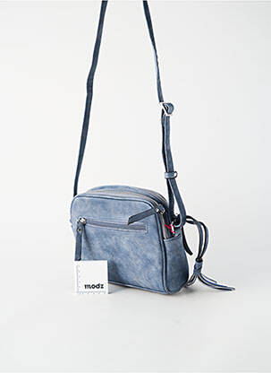 Sac doublure textile forme rectangulaire bleu FUCHSIA femme