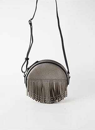 Sac doublure textile gris FUCHSIA femme