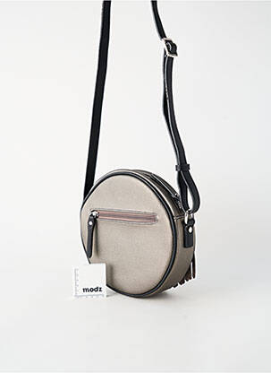 Sac doublure textile gris FUCHSIA femme
