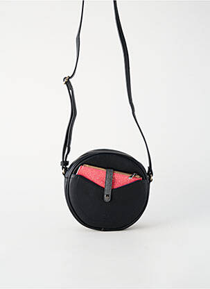 Sac doublure textile forme rectangulaire noir PATRICK BLANC femme