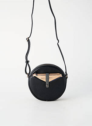 Sac doublure textile forme rectangulaire noir PATRICK BLANC femme