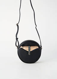 Sac doublure textile forme rectangulaire noir PATRICK BLANC femme