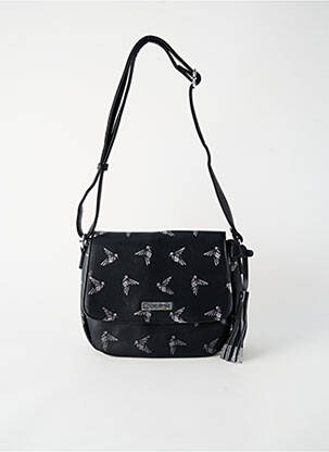 Sac doublure textile forme rectangulaire noir LES TROPEZIENNES PAR M.BELARBI femme