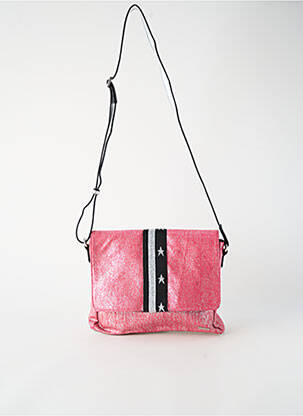 Sac doublure textile forme rectangulaire rose PATRICK BLANC femme