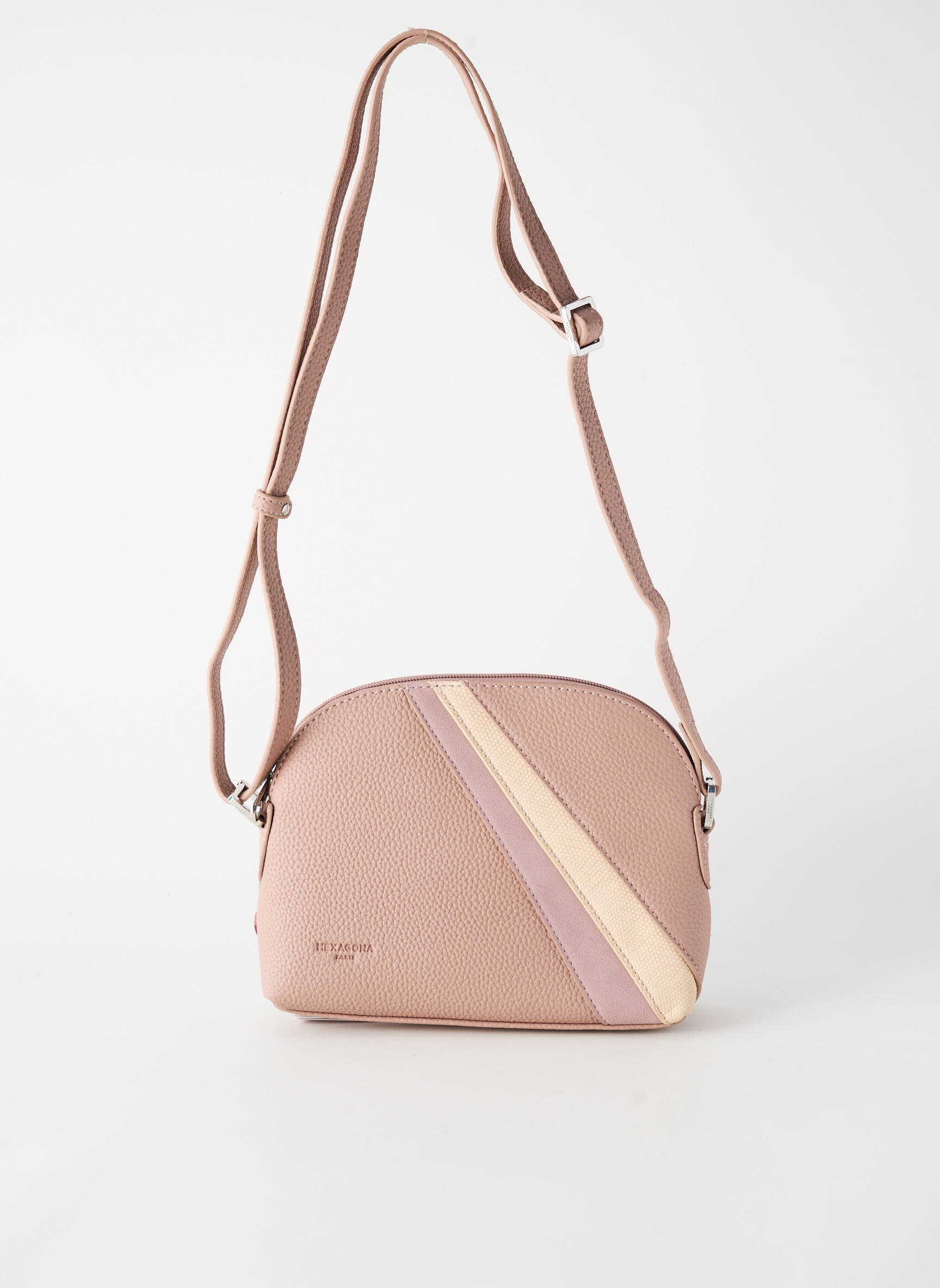 Sac doublure textile forme rectangulaire rose HEXAGONA femme