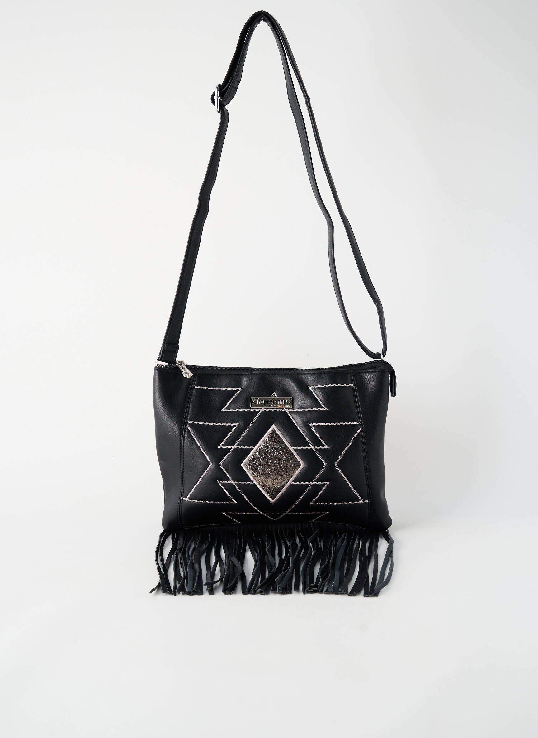 Sac doublure textile forme rectangulaire noir LES TROPEZIENNES PAR M.BELARBI femme