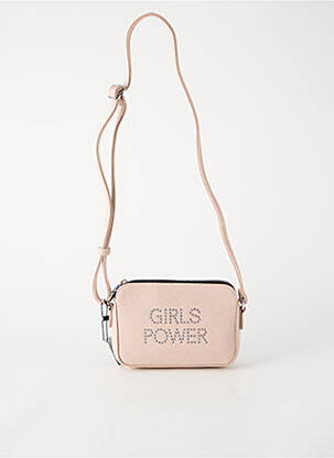 Sac doublure textile forme rectangulaire rose GP femme