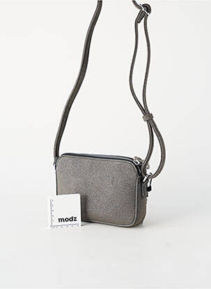 Sac doublure textile forme rectangulaire gris GP femme