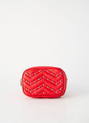 Sac multipoches banane rouge FUCHSIA femme