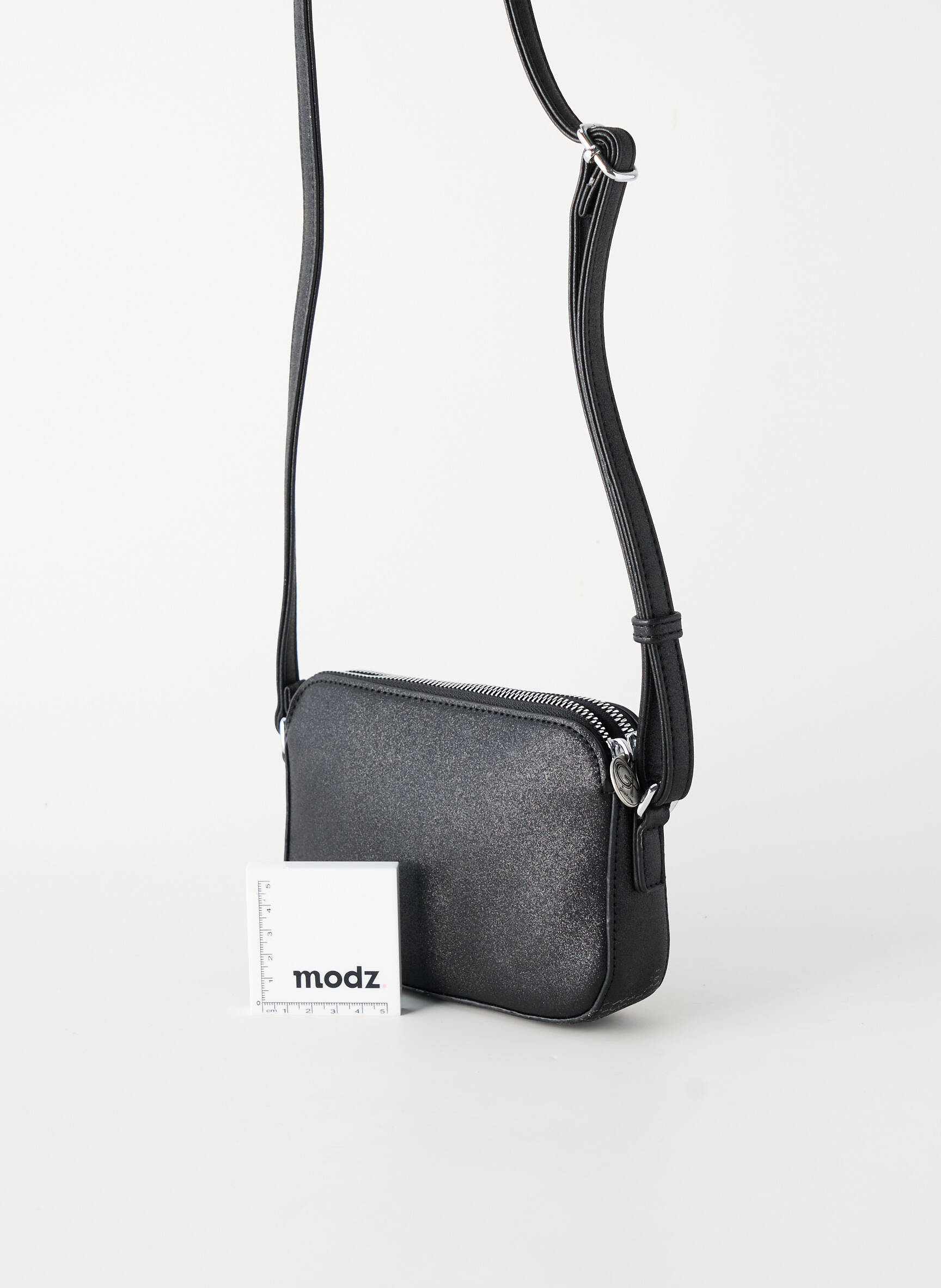 Sac doublure textile forme rectangulaire noir GP femme