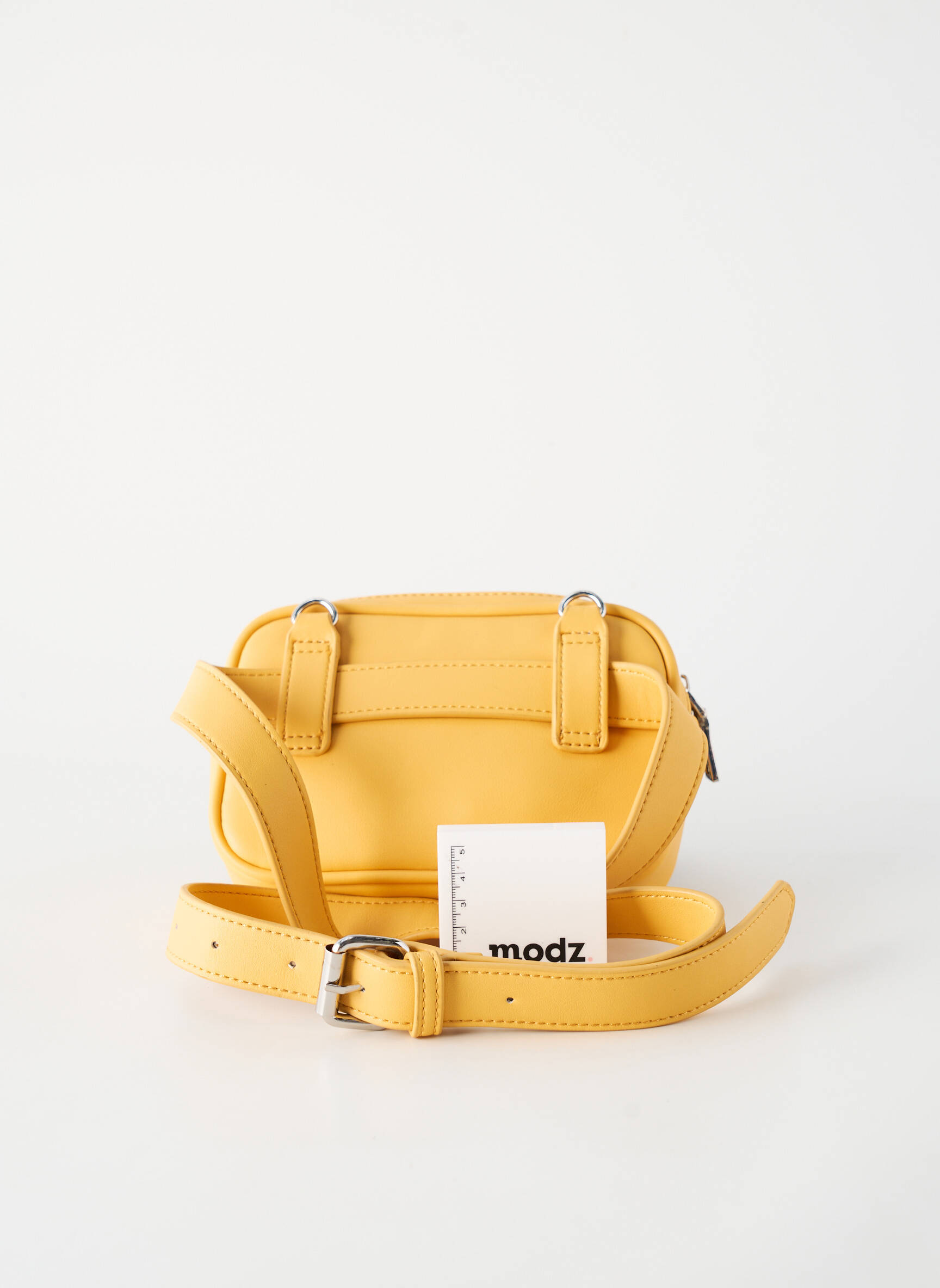 Sac fermeture zippée banane jaune FUCHSIA femme