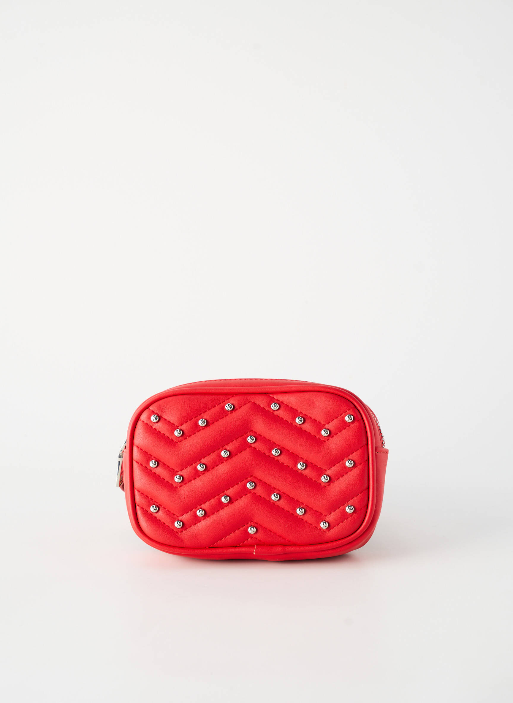Sac multipoches banane rouge FUCHSIA femme