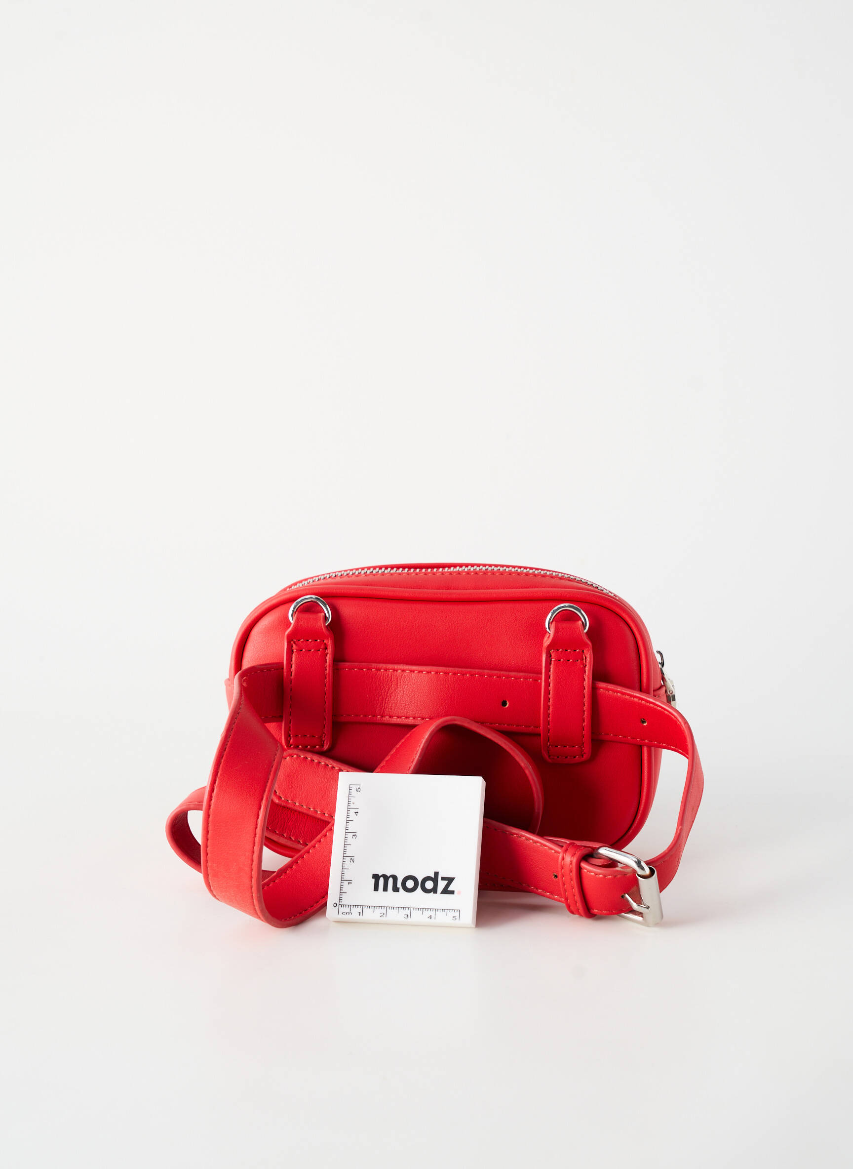 Sac multipoches banane rouge FUCHSIA femme
