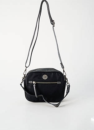 Sac multipoches forme rectangulaire noir GP femme