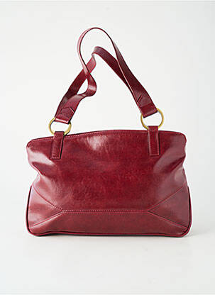 Sac doublure textile forme rectangulaire rouge DUO LYNX femme