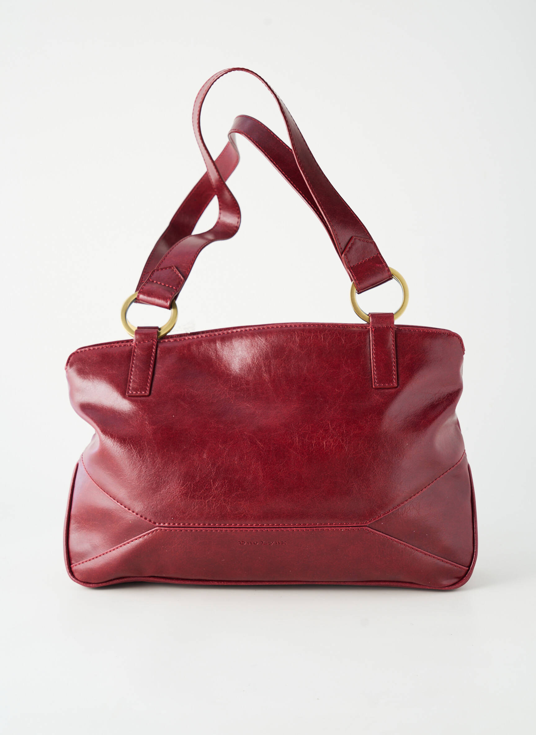 Sac doublure textile forme rectangulaire rouge DUO LYNX femme