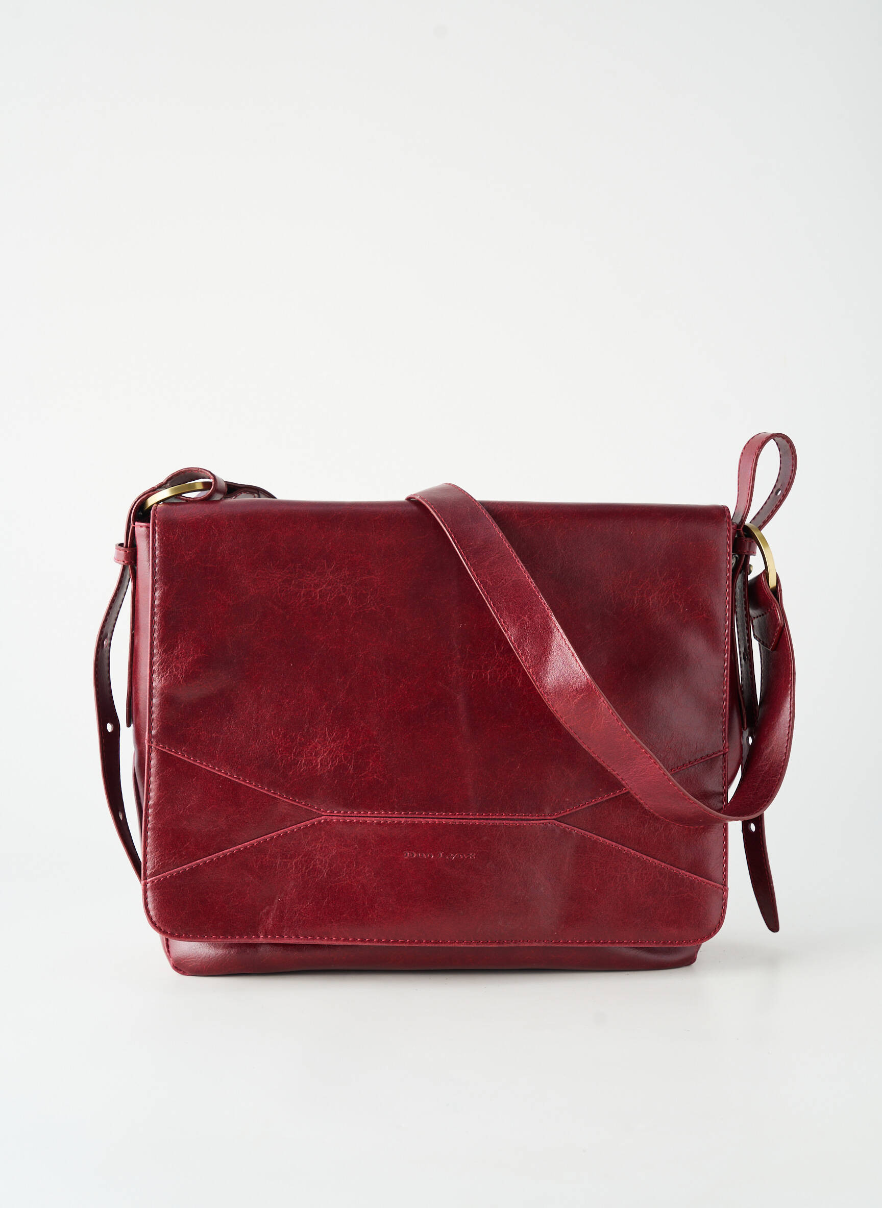 Sac doublure textile forme rectangulaire rouge DUO LYNX femme