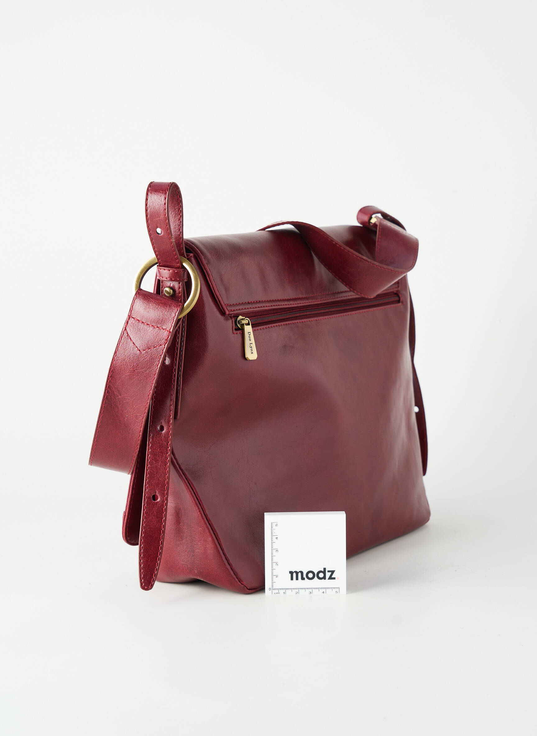 Sac doublure textile forme rectangulaire rouge DUO LYNX femme