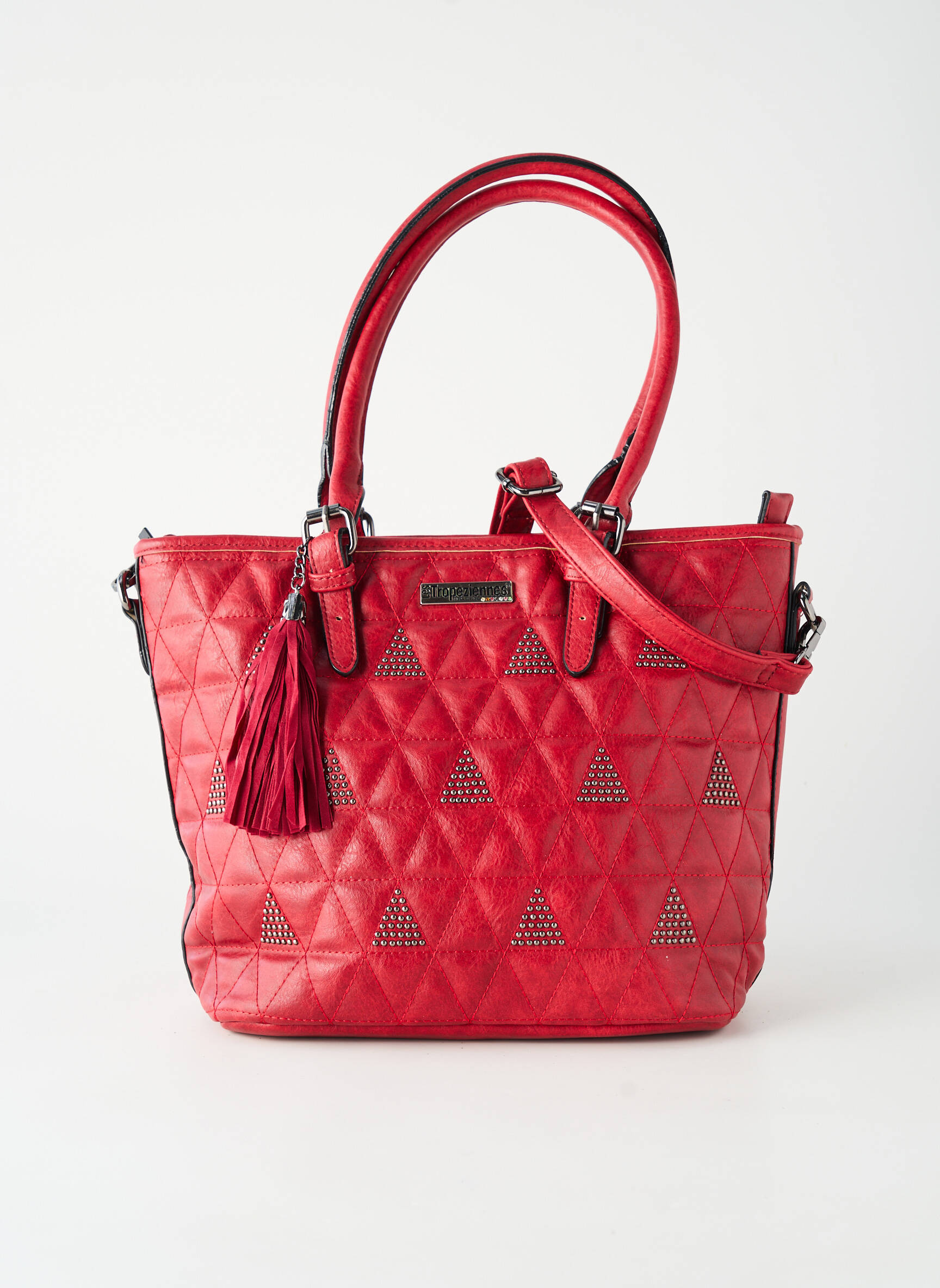 Sac doublure textile forme rectangulaire rouge LES TROPEZIENNES PAR M.BELARBI femme