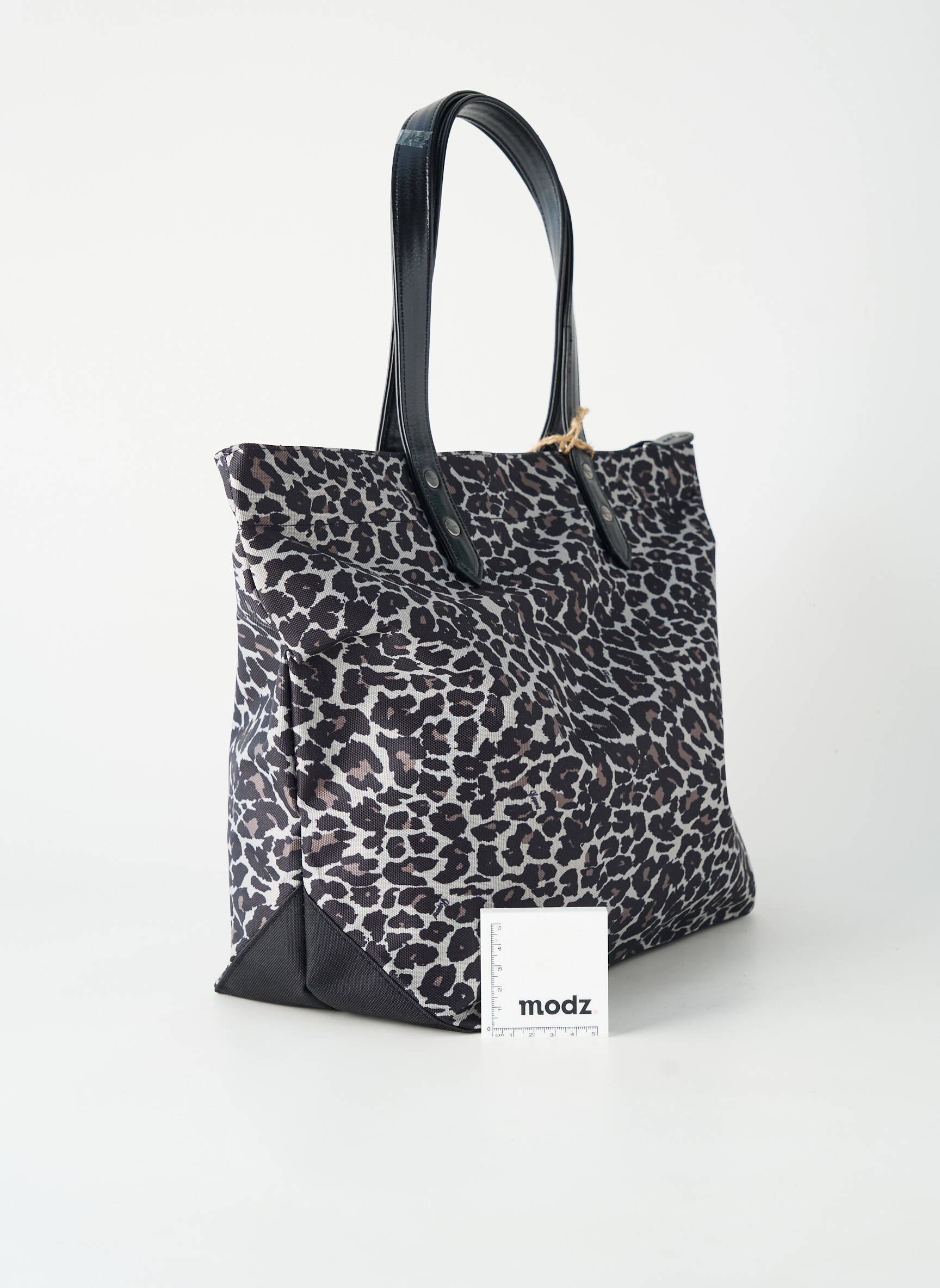 Sac doublure textile forme shopping noir KAPORAL femme