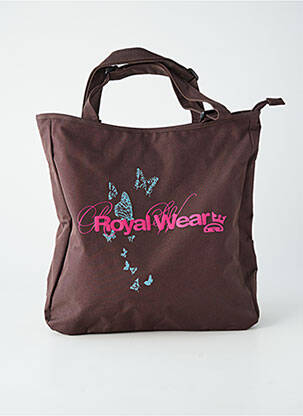 Sac multipoches forme shopping marron ROYAL WEAR femme