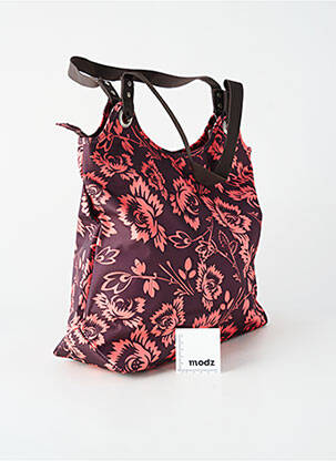 Sac doublure textile forme shopping rose KAPORAL femme