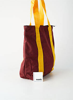 Sac coutures renforcées forme rectangulaire rouge EASTPAK femme
