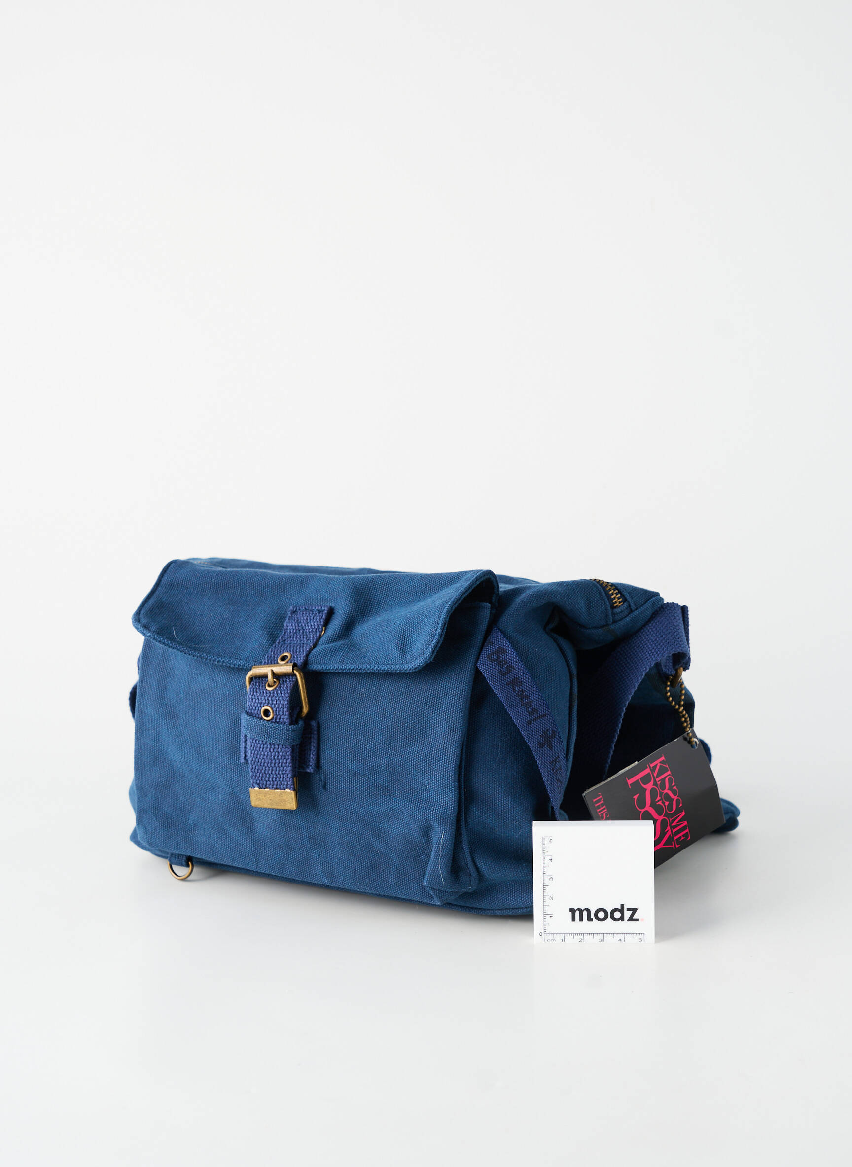 Sac fermeture zippée forme rectangulaire bleu PSSSY femme