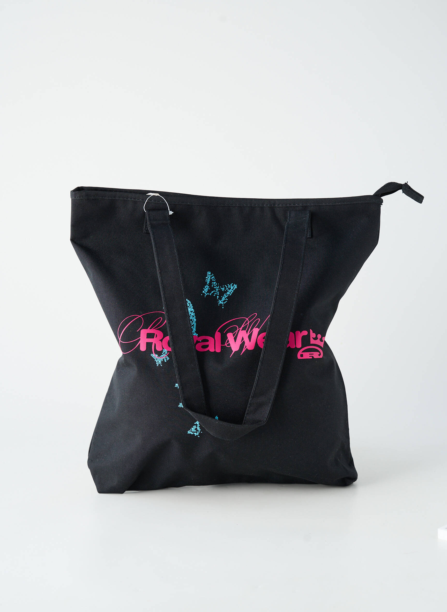 Sac doublure textile forme bourse noir ROYAL WEAR femme