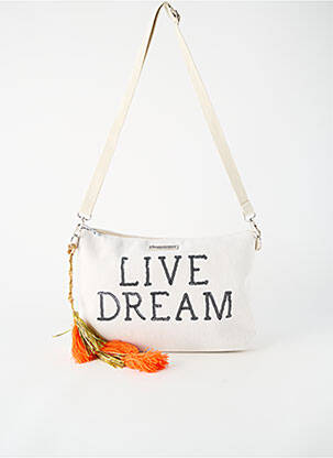 Sac doublure textile forme rectangulaire beige LES TROPEZIENNES PAR M.BELARBI femme