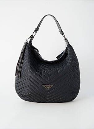 Sac doublure textile forme rectangulaire noir GP femme