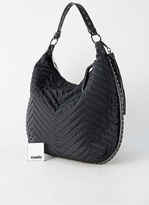 Sac doublure textile forme rectangulaire noir GP femme